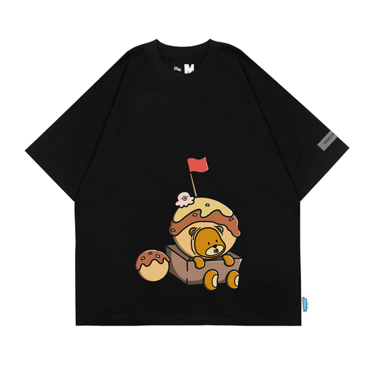 FAWLTHREADS - TAKO BEAR T-SHIRT // BLACK