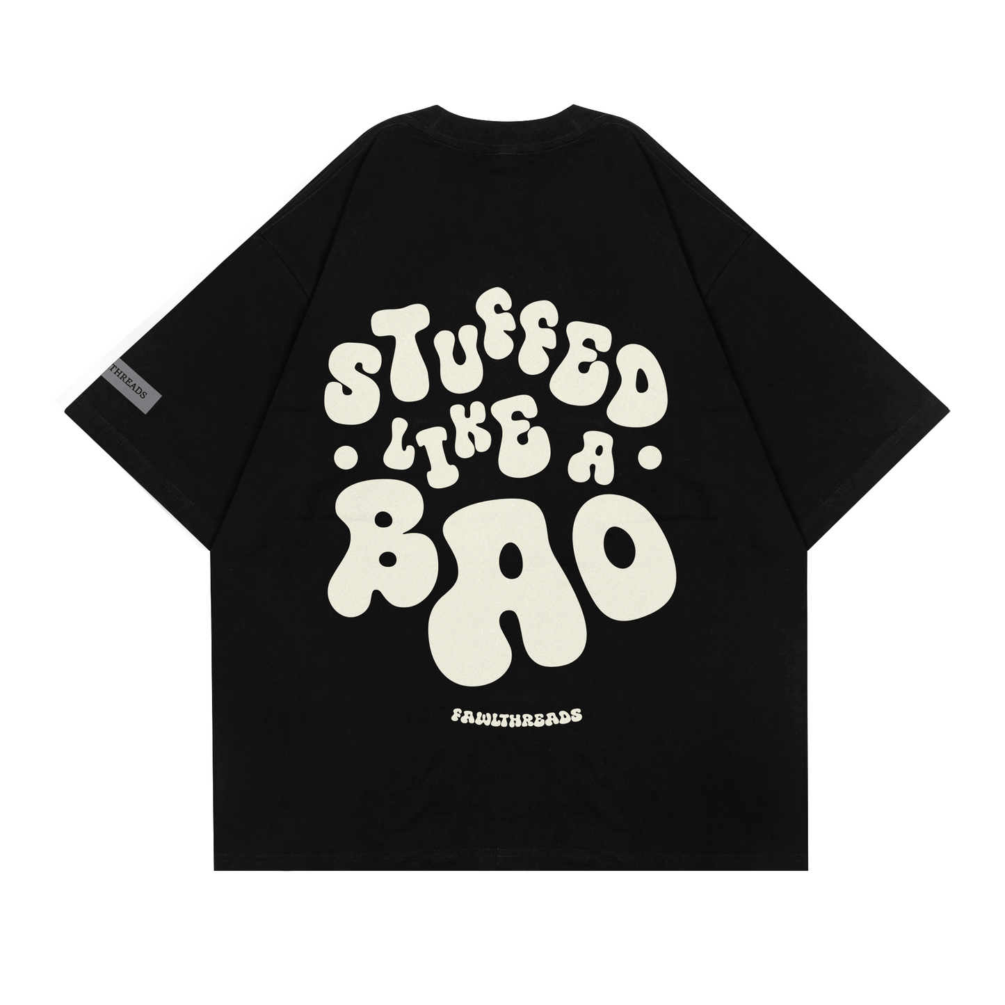FAWLTHREADS - RACOON BAO T-SHIRT // BLACK