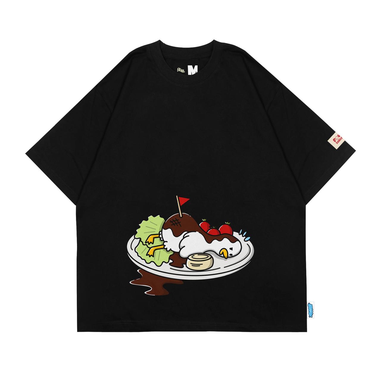 ROASTED DUCK T - SHIRT // BLACK