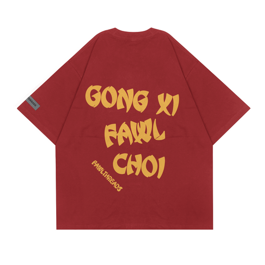 Gong Xi Fawl Choi T-Shirt - Heart Red