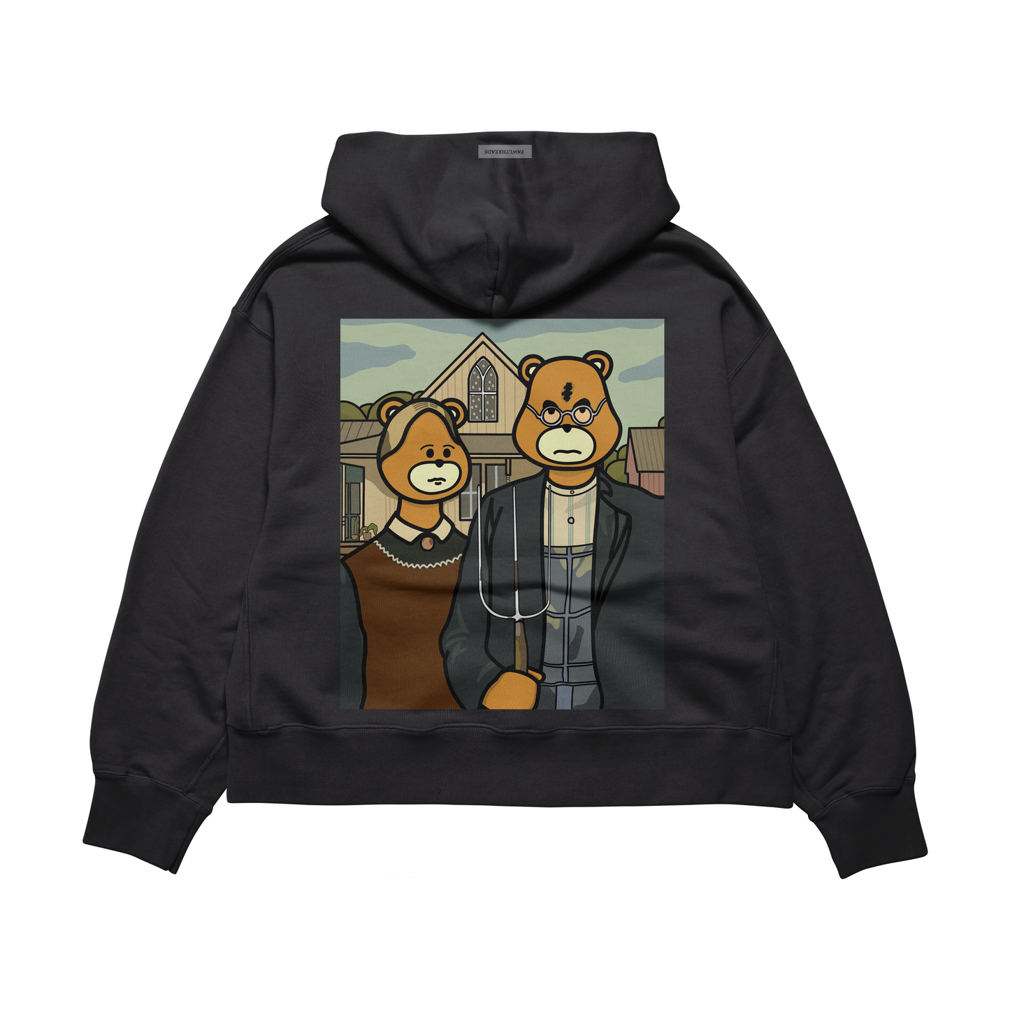 Bear Gothic Hoodie - FAWL THREADS