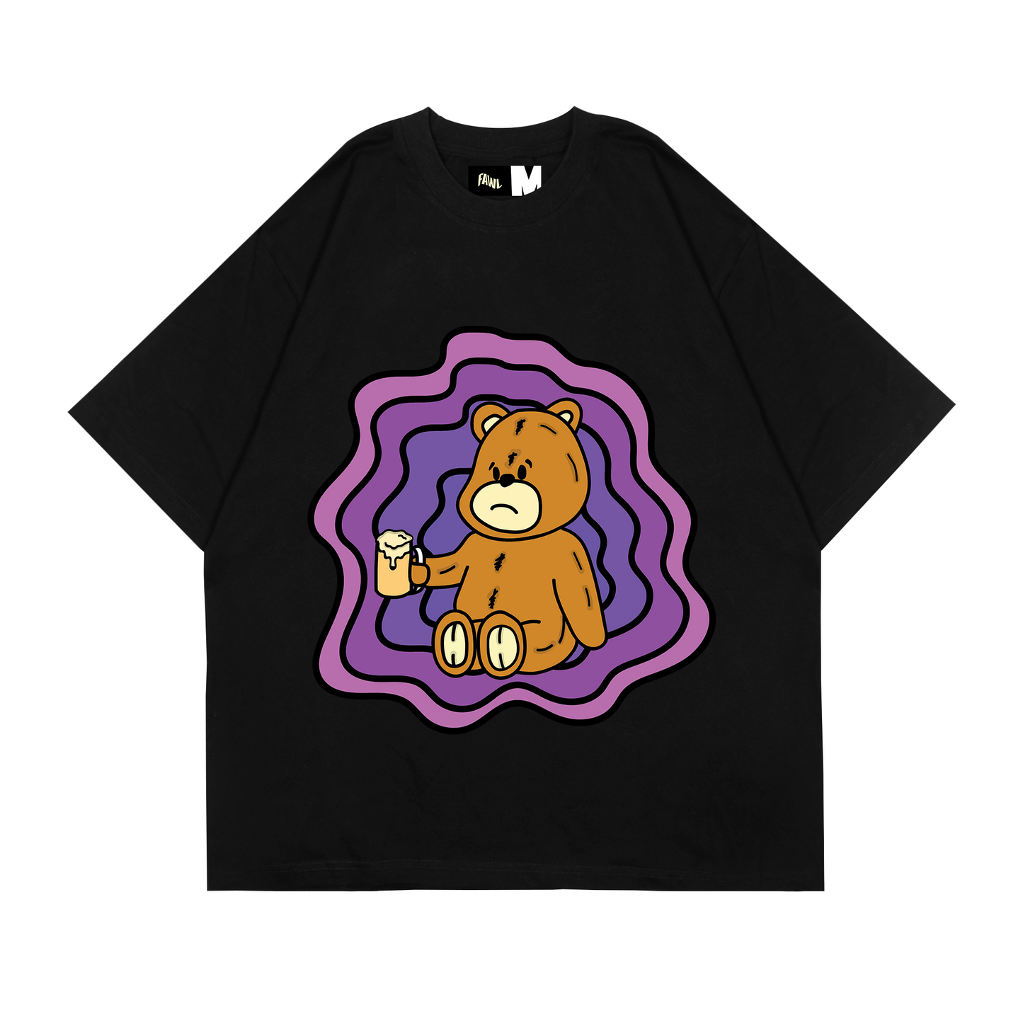 Teddy Beer T-Shirt - FAWL THREADS