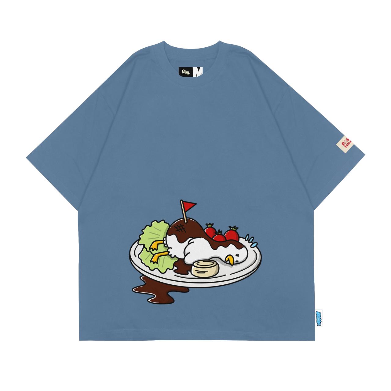 ROASTED DUCK T - SHIRT // DARK BLUE